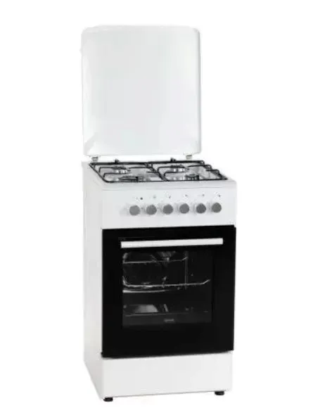 MPM MPM-56-KGM-04 Dujinė / elektrinė viryklė Balta