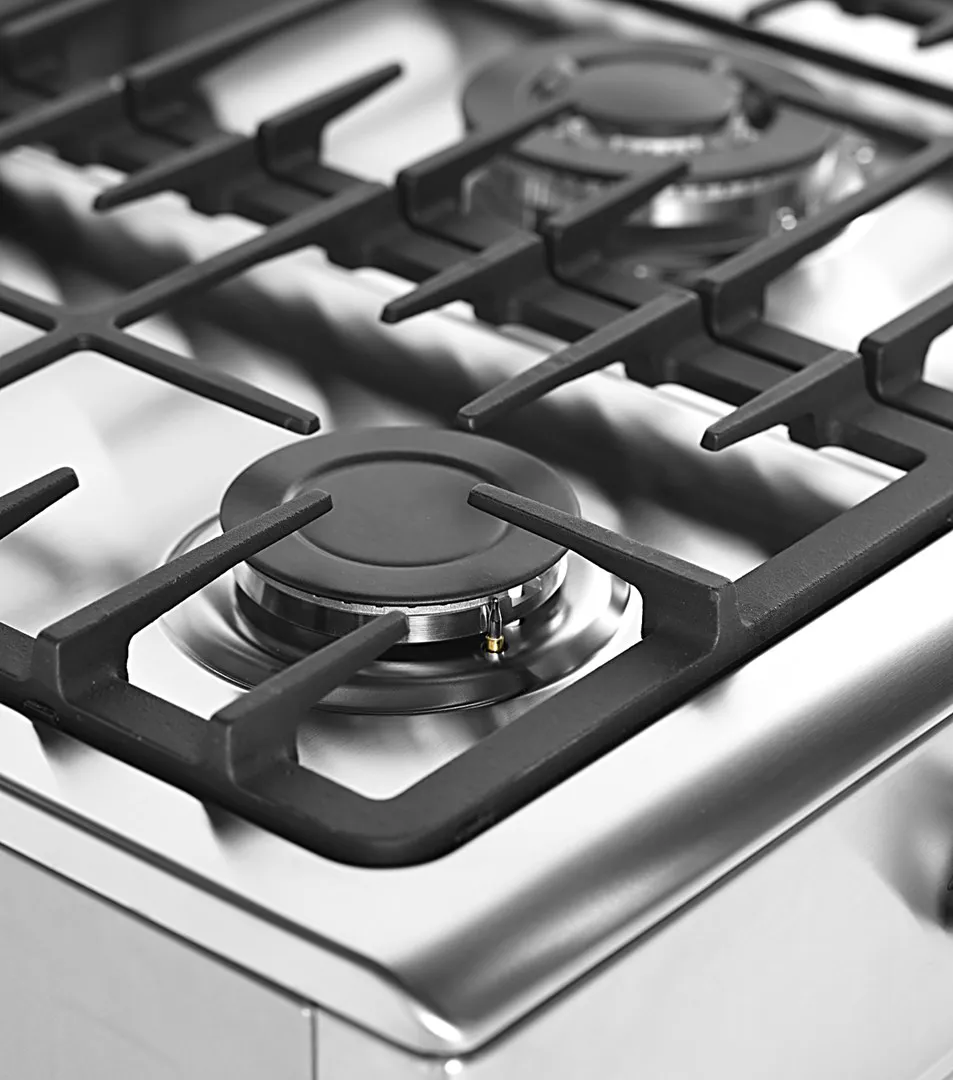 Ravanson KWGE-K90A Cheff (inox) dujinė ir elektrinė viryklė