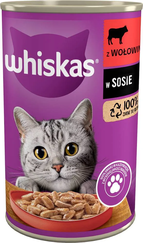 Whiskas jautiena padaže 400 g