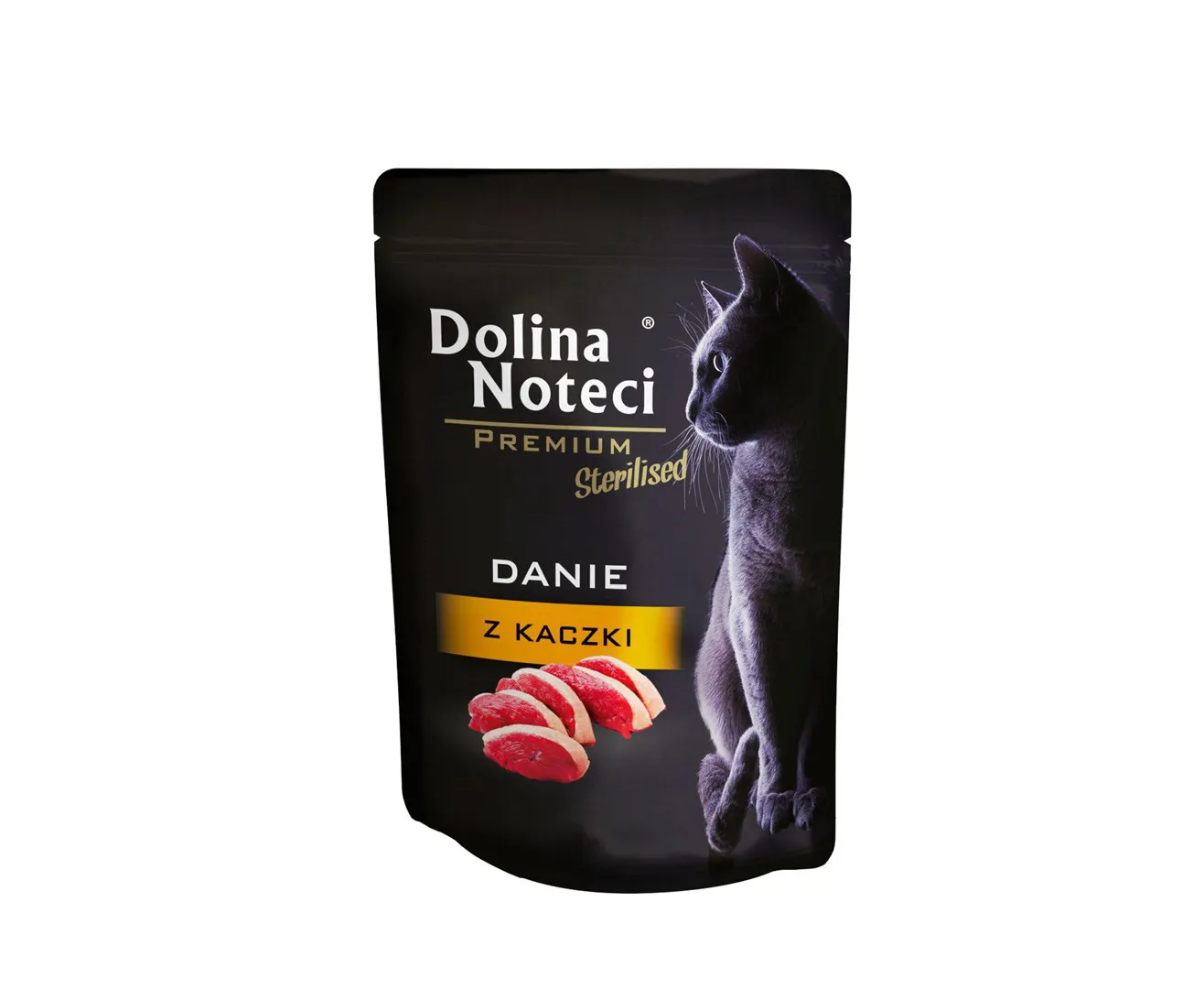 Dolina Noteci Premium Sterilised Ančių patiekalas - šlapias maistas sterilizuotoms katėms - 85g