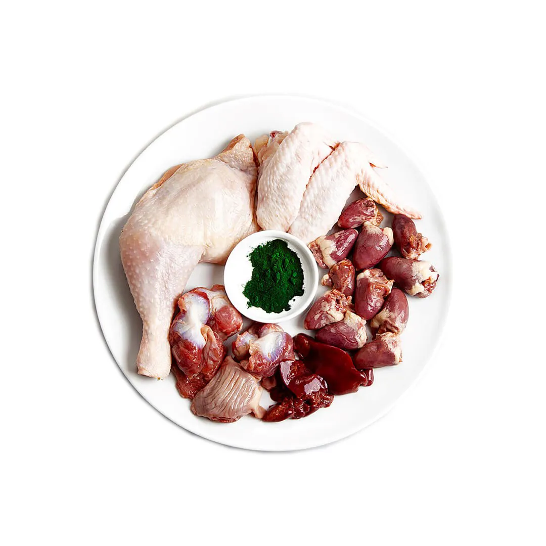 3COTY Chicken with spirulina - šlapias kačių maistas - 80g