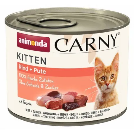 ANIMONDA Carny Kitten Beef with turkey - šlapias kačių maistas - 200g