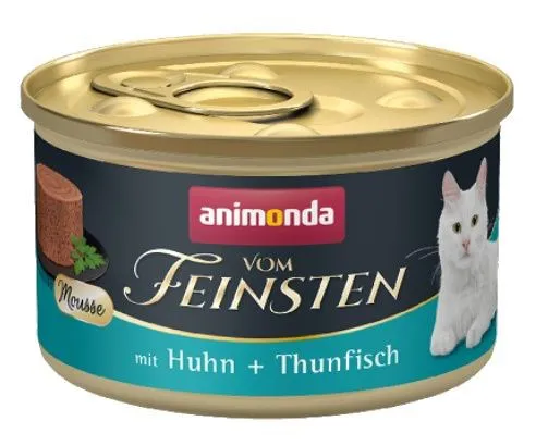 ANIMONDA Vom Feinsten Mousse Chicken and Tuna - drėgnas kačių maistas - 85 g