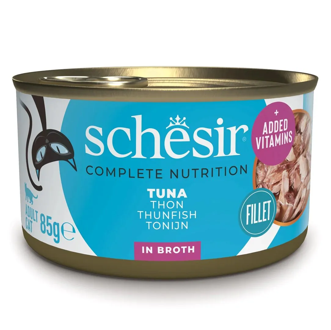 SCHESIR in cooking water Tuna - šlapias kačių maistas - 85 g