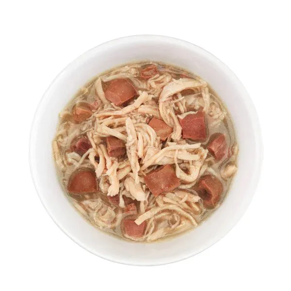 SCHESIR After dark Chicken in broth - šlapias kačių maistas - 80g