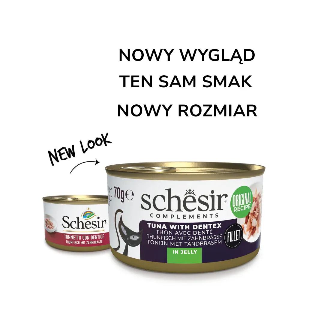 SCHESIR Oceanic Adult Tuna with Dentic - drėgnas kačių maistas - 70g