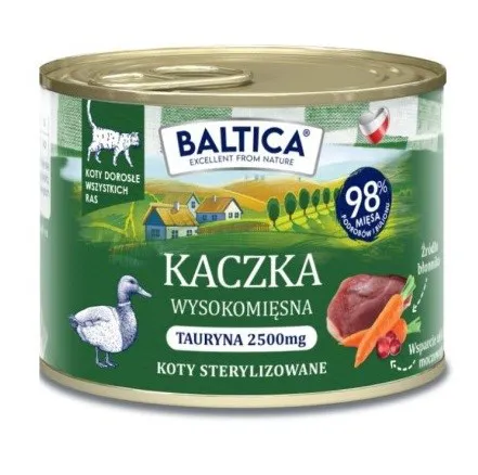 BALTICA Smaki regionów Duck - šlapias kačių maistas - 185g