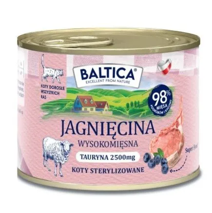 BALTICA Smaki regionów Lamb - šlapias kačių maistas - 185g