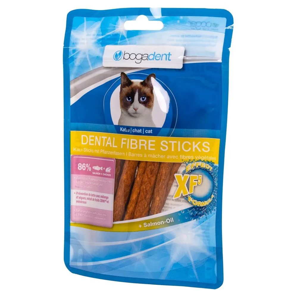 BOGAR Bogadent Dental fibre sticks Salmon - skanėstas katėms - 50g