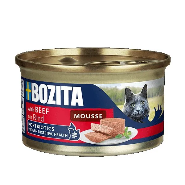 BOZITA Mousse Beef - šlapias kačių maistas - 85g