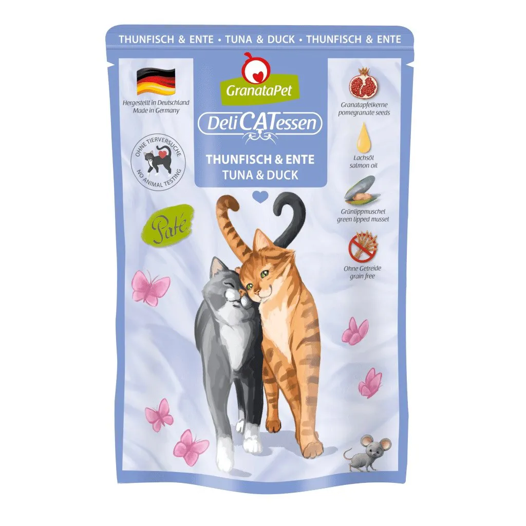 GRANATAPET DeliCATessen Tuna and duck - šlapias kačių maistas - 85g