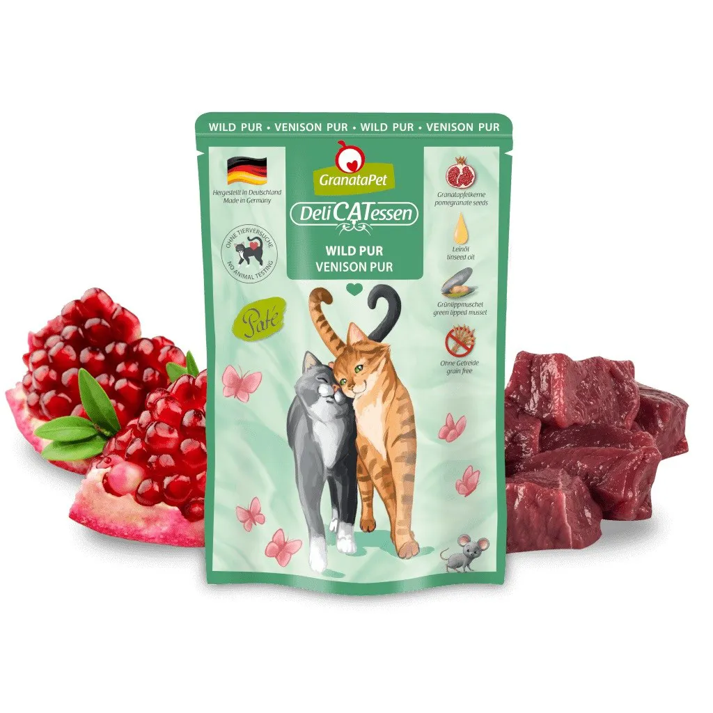 GRANATAPET DeliCATessen Venison - šlapias kačių maistas - 85g