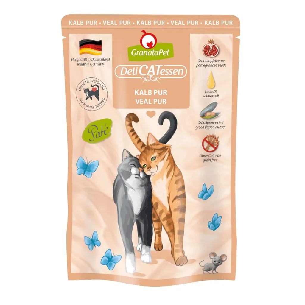 GRANATAPET DeliCATessen Veal - šlapias kačių maistas - 85g