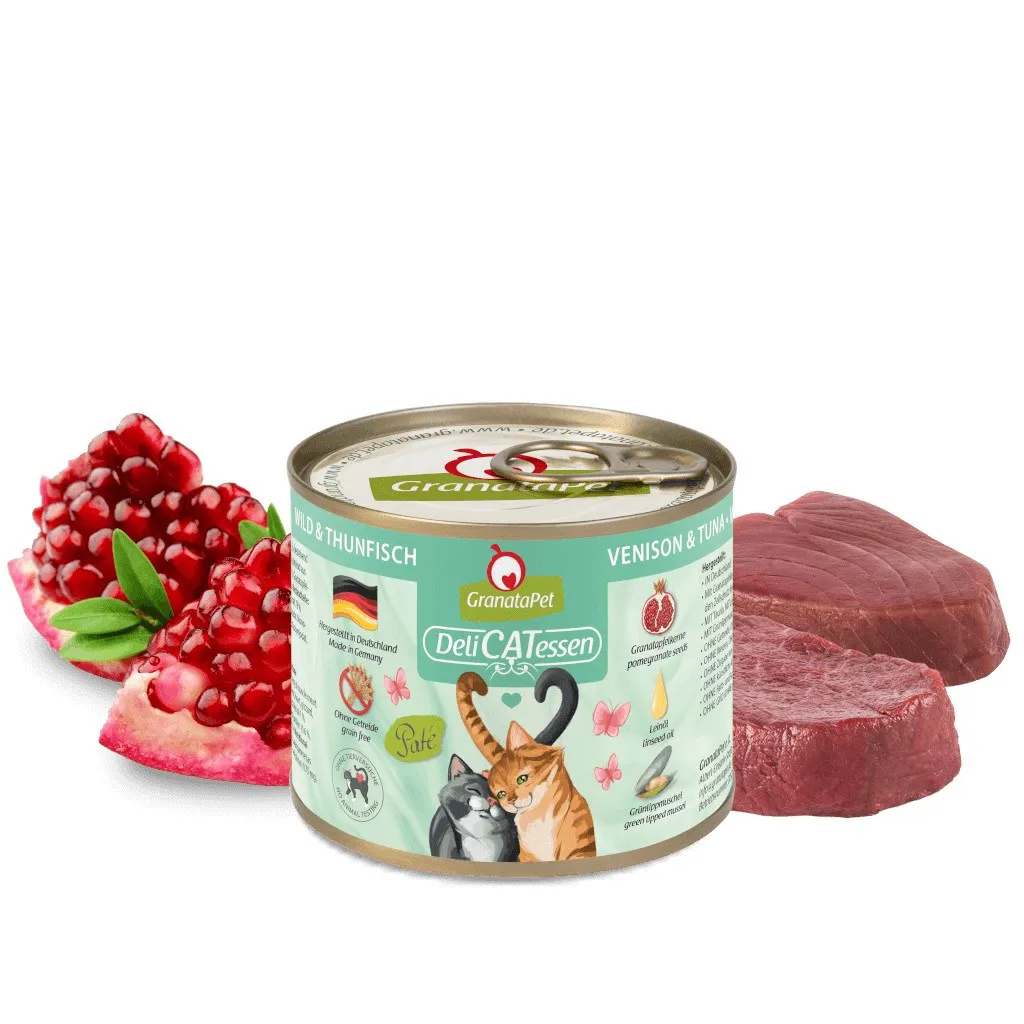 GRANATAPET DeliCATessen Venison and tuna - šlapias kačių maistas - 200g