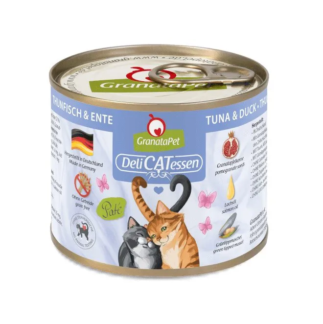 GRANATAPET DeliCATessen Tuna and duck - šlapias kačių maistas - 200g