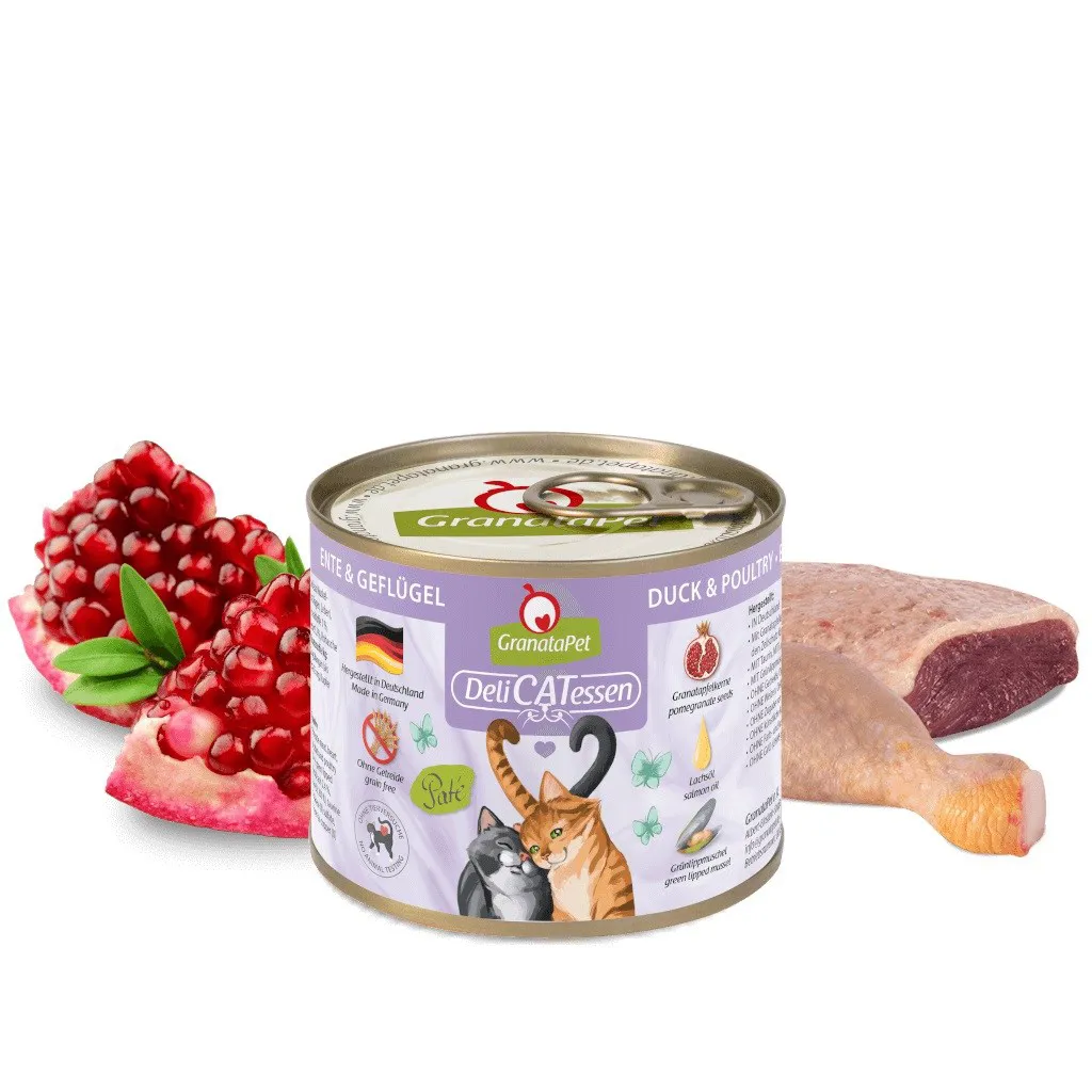 GRANATAPET DeliCATessen Duck and poultry - šlapias kačių maistas - 200g