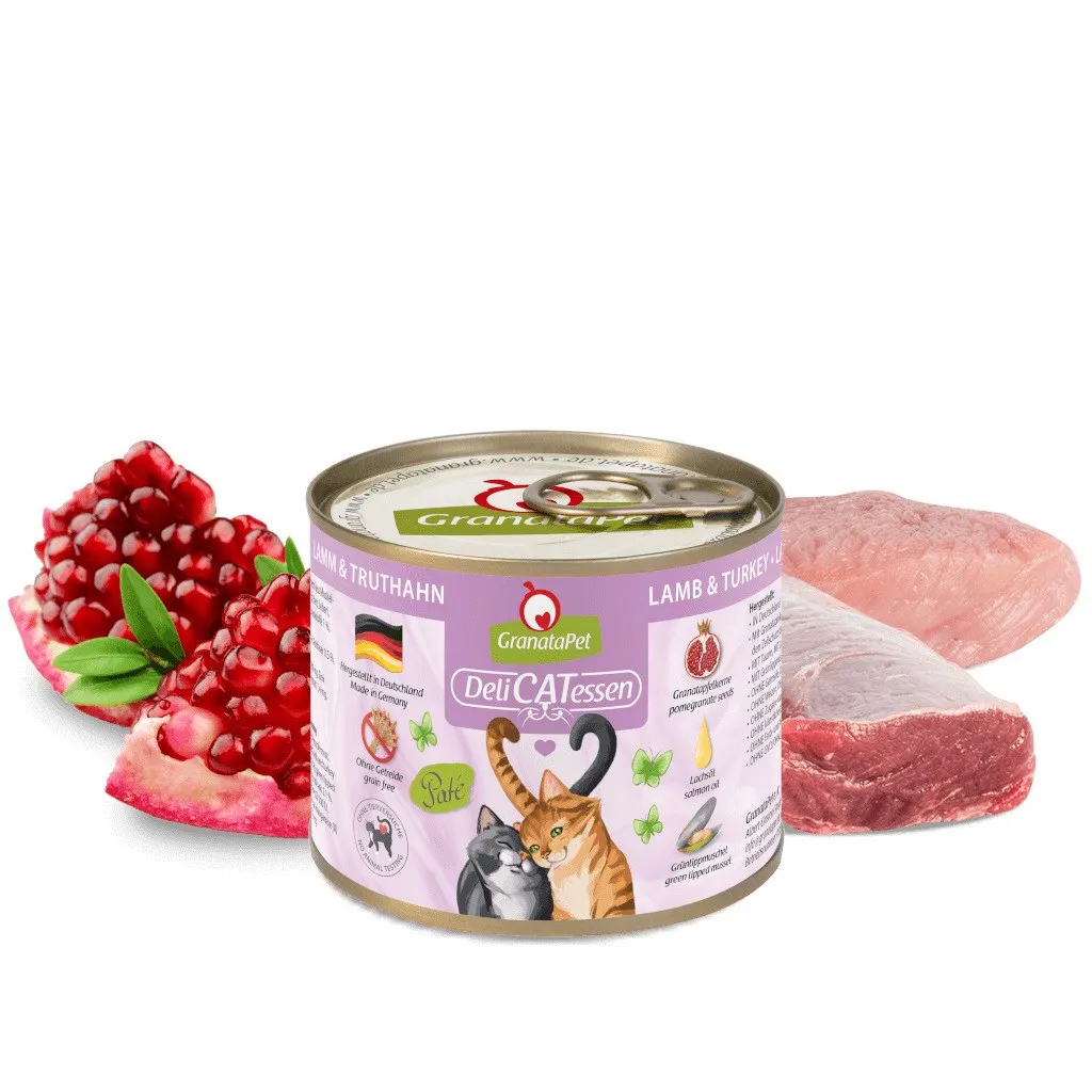 GRANATAPET DeliCATessen Lamb and turkey - šlapias kačių maistas - 200g