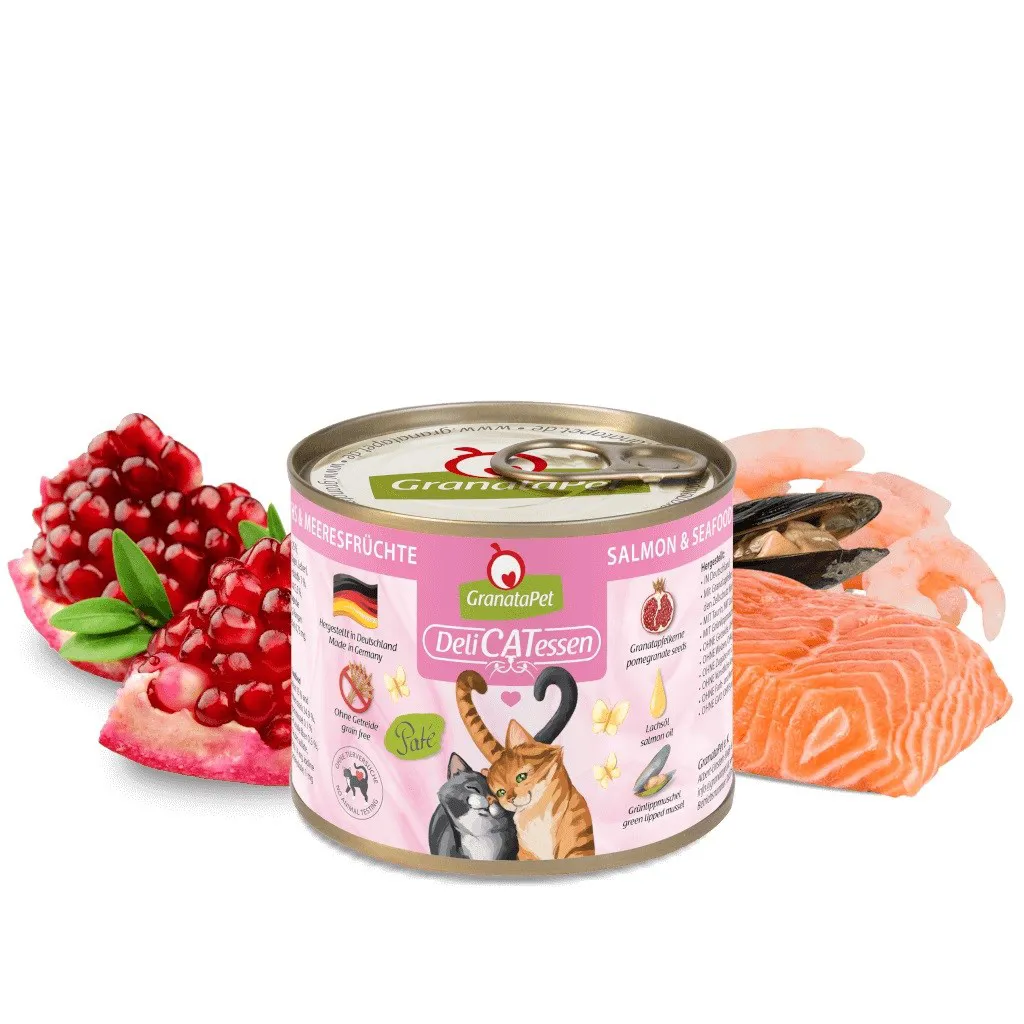 GRANATAPET DeliCATessen salmon and seafood - šlapias kačių maistas - 200g