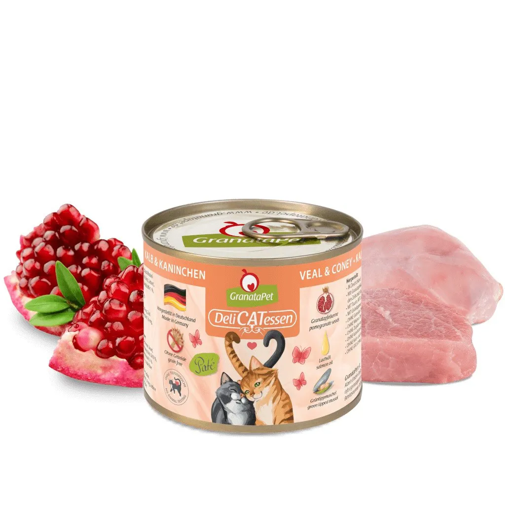 GRANATAPET DeliCATessen Veal and coney - šlapias kačių maistas - 200g