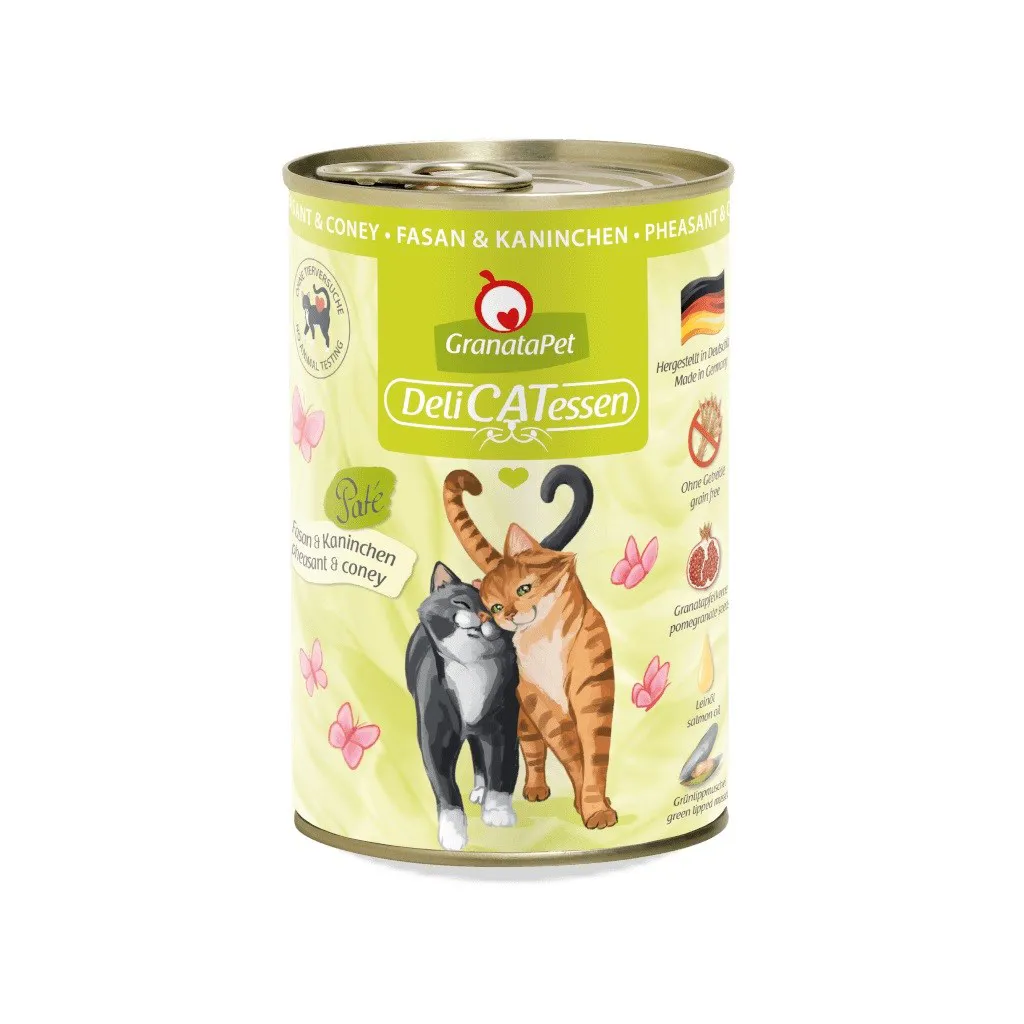 GRANATAPET DeliCATessen Pheasant and coney - šlapias kačių maistas - 400g