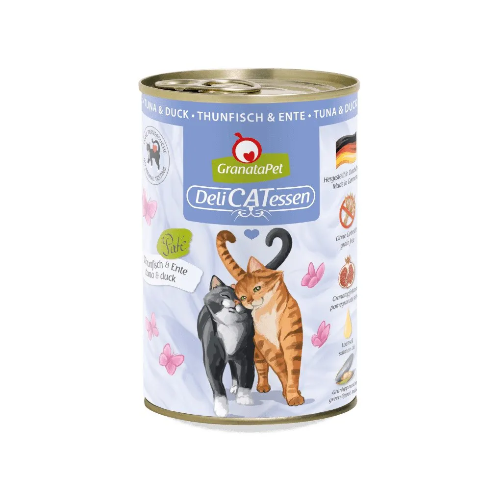 GRANATAPET DeliCATessen Tuna and duck - šlapias kačių maistas - 400g