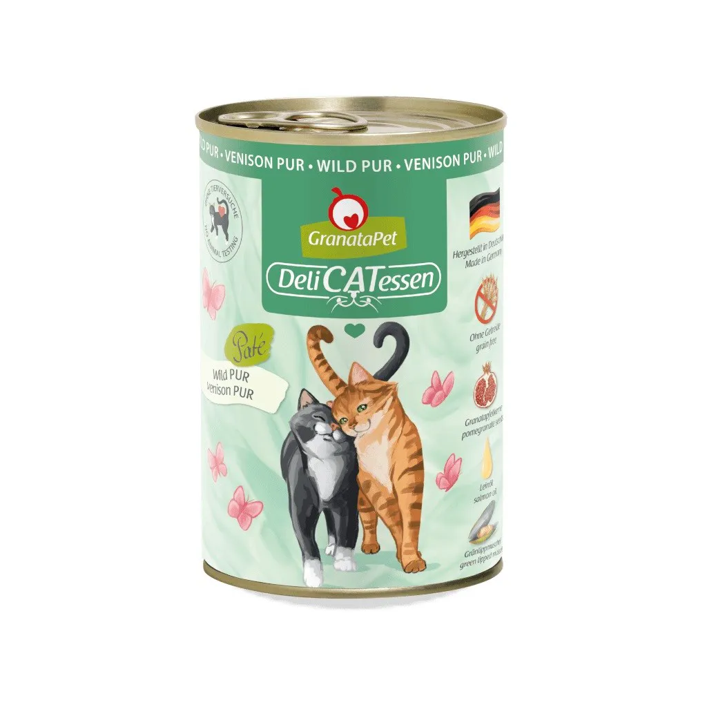 GRANATAPET DeliCATessen Venison - šlapias kačių maistas - 400g