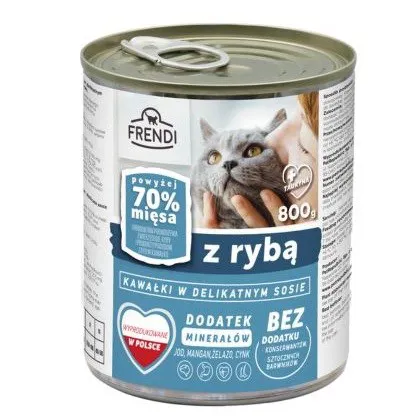 FRENDI with fish - šlapias kačių maistas - 800g
