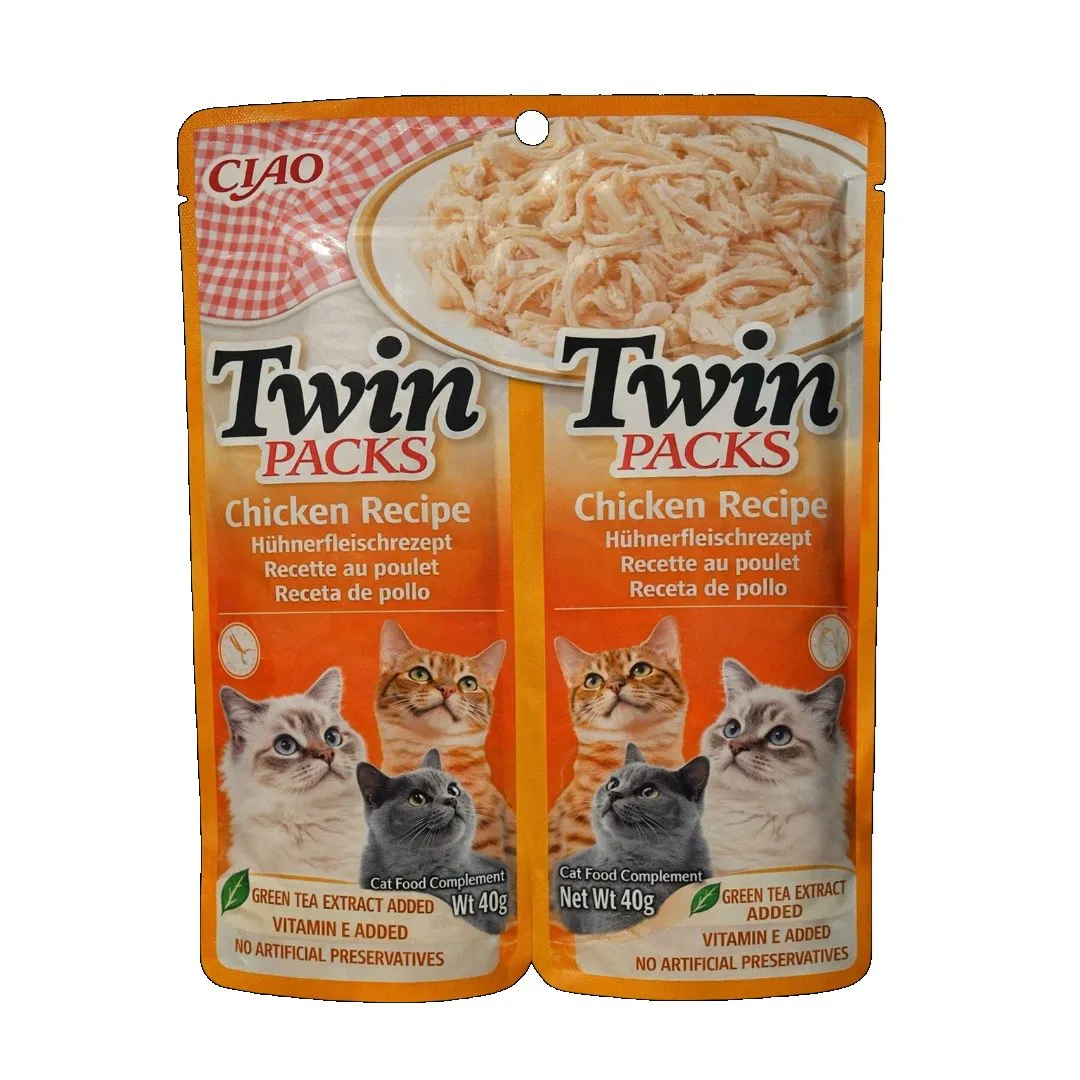 INABA Twin Packs Chicken - skanėstas katėms - 2 x 40g