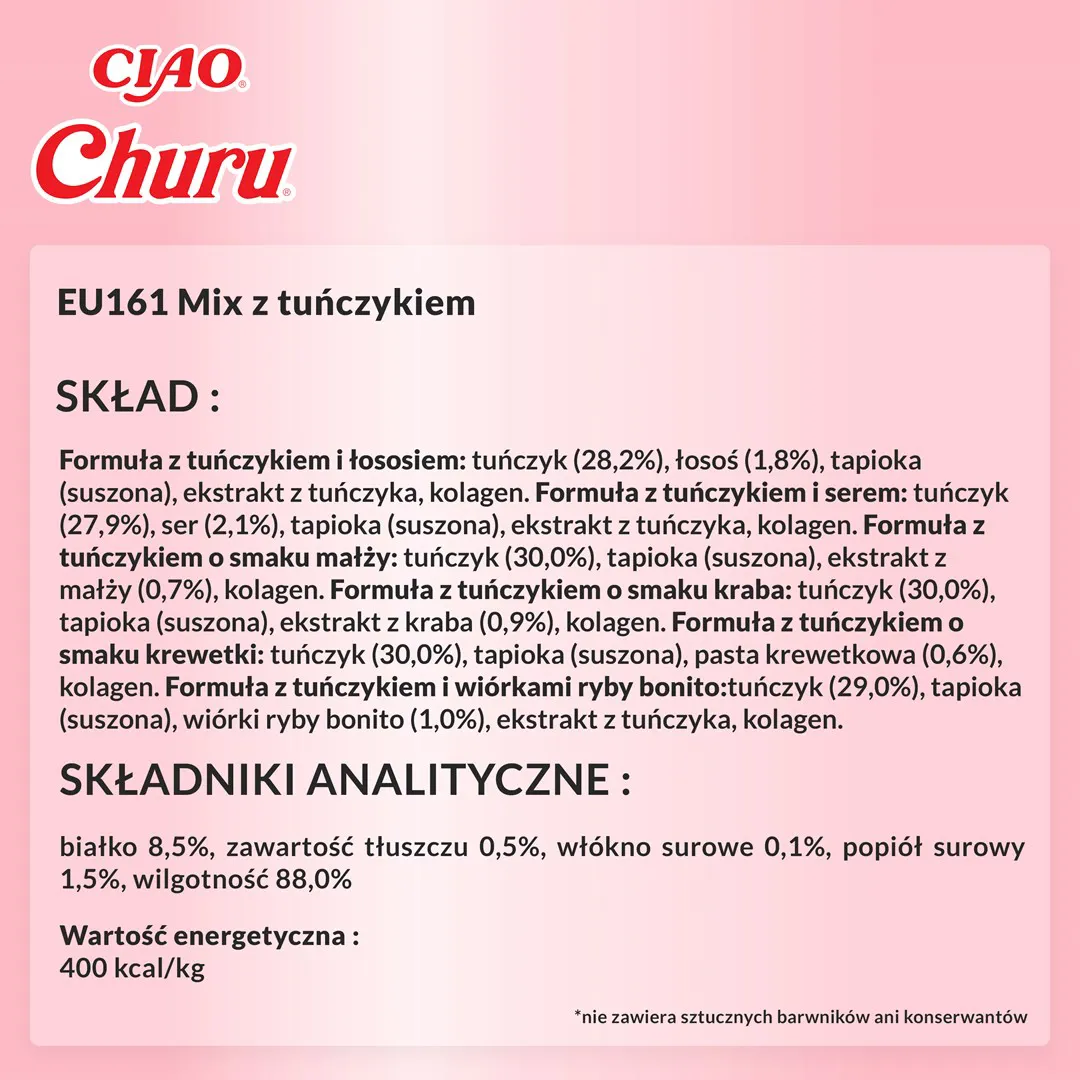 INABA Churu Variety box Tuna - skanėstas katėms - 60 x 14g