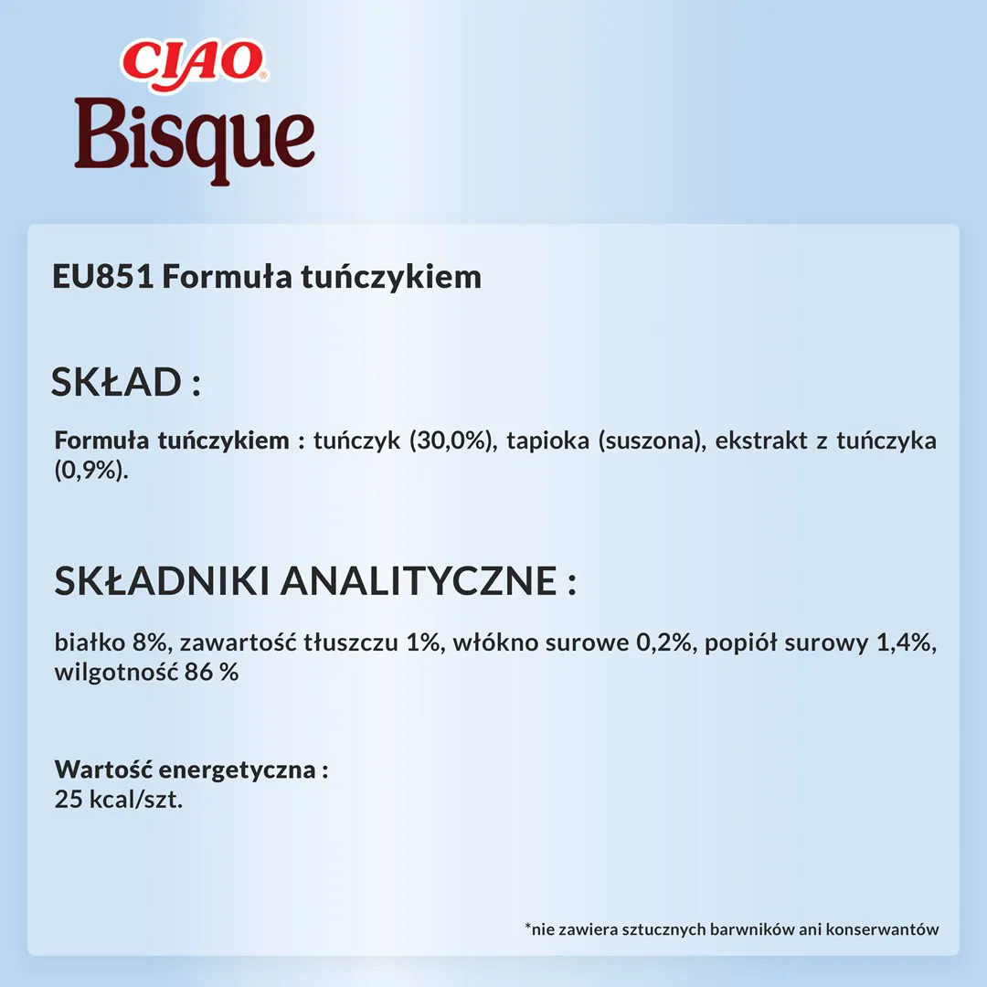INABA Ciao Bisque Tuna - skanėstas katėms - 40g