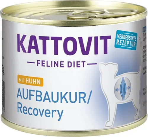 KATTOVIT Feline Diet Aufbaukur Recovery - šlapias kačių maistas - 185g