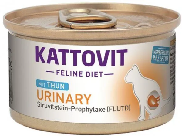 KATTOVIT Feline Diet Urinary Tuna - šlapias kačių maistas - 85g