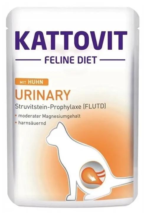 KATTOVIT Feline Diet Urinary Chicken - šlapias kačių maistas - 85g