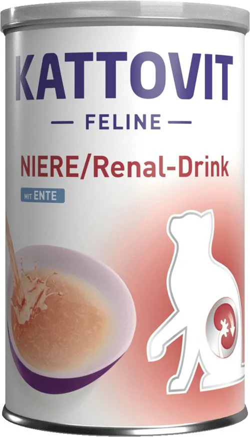 KATTOVIT Feline Niere Renal drink Duck - skanėstas katėms - 135ml