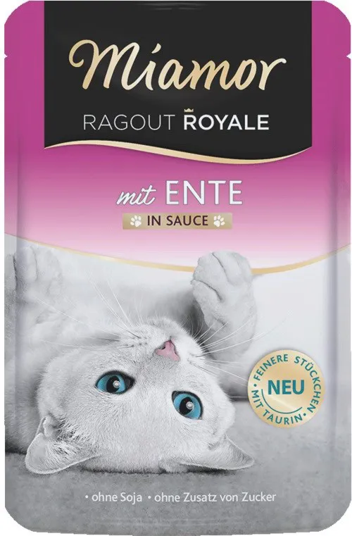 MIAMOR Ragout Royale Duck in sauce - šlapias kačių maistas - 100g