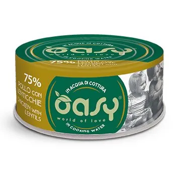 OASY More Love Chicken with lentils - šlapias kačių maistas - 70g