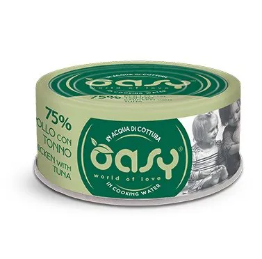 OASY More Love Chicken with tuna - šlapias kačių maistas - 70g