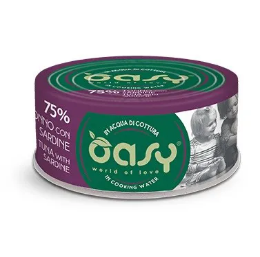 OASY More Love Tuna with sardine - šlapias kačių maistas - 70g