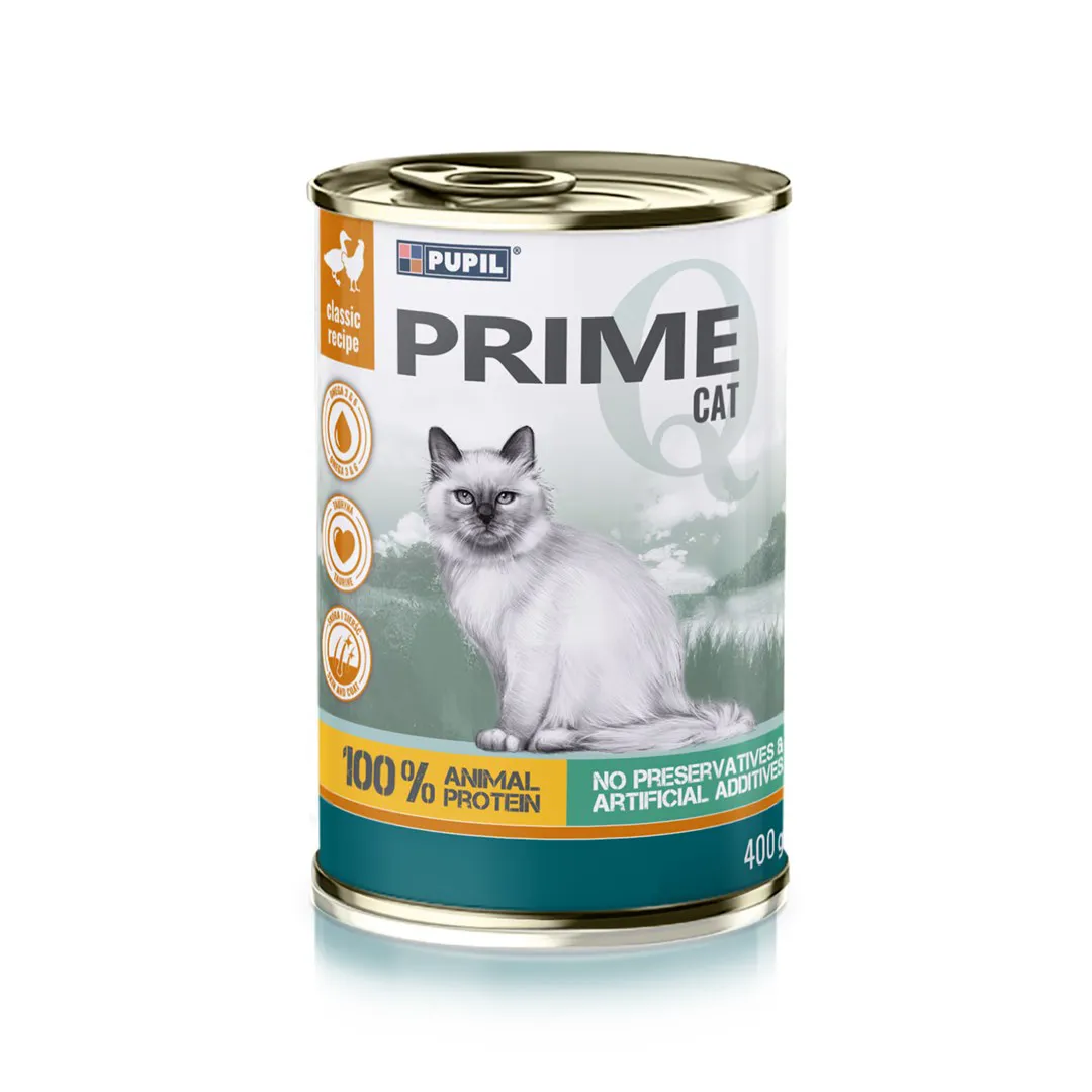 PUPIL Prime Rich in chicken and duck - šlapias kačių maistas - 400g