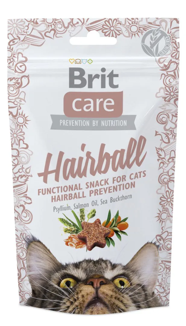 BRIT Care Cat Snack Hairball - skanėstas katėms - 50 g