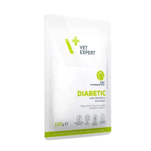VETEXPERT Veterinary Diet Diabetic Cat - drėgnas maistas katėms - 100g