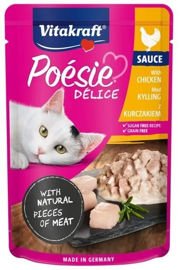 VITAKRAFT POESIE DELICE vištiena - drėgnas kačių maistas - 85 g