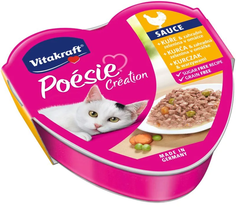 VITAKRAFT POESIE CREATION SOS vištiena/daržovės - drėgnas kačių maistas - 85 g