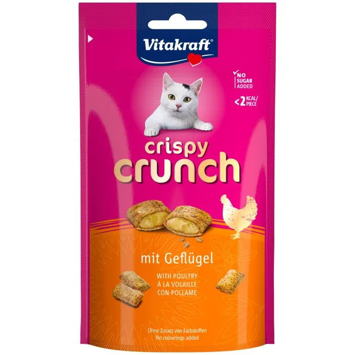 VITAKRAFT Crispy Crunch Poultry - skanėstas katėms - 60g