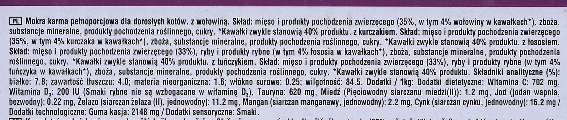 WHISKAS Mix Favourites in jelly - drėgno kačių ėdalo - 40x85 g