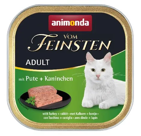 ANIMONDA Vom Feinsten Adult Turkey and rabbit - šlapias kačių maistas - 100g