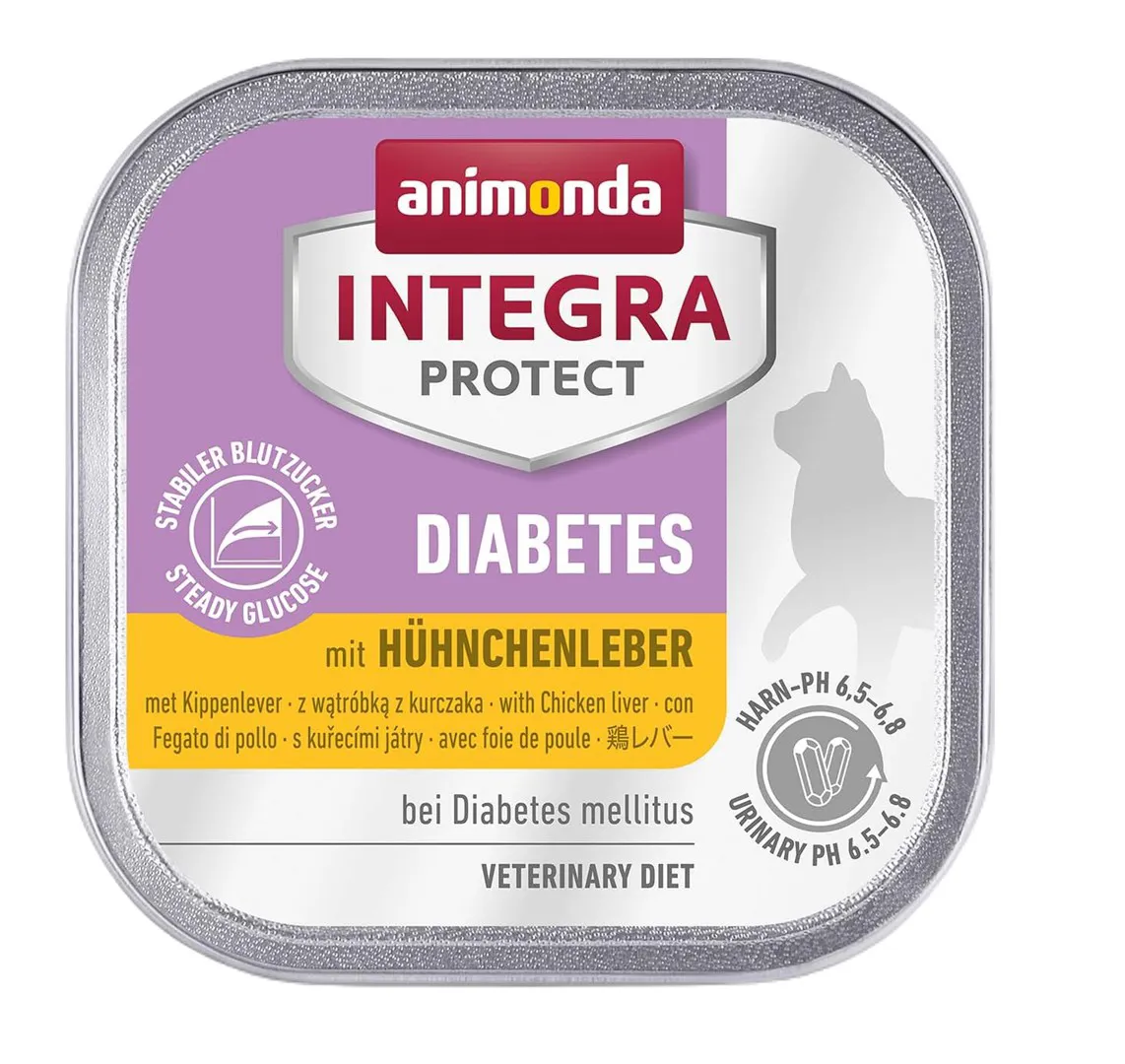 ANIMONDA Integra Protect Diabetes Poultry liver - šlapias kačių maistas - 100g