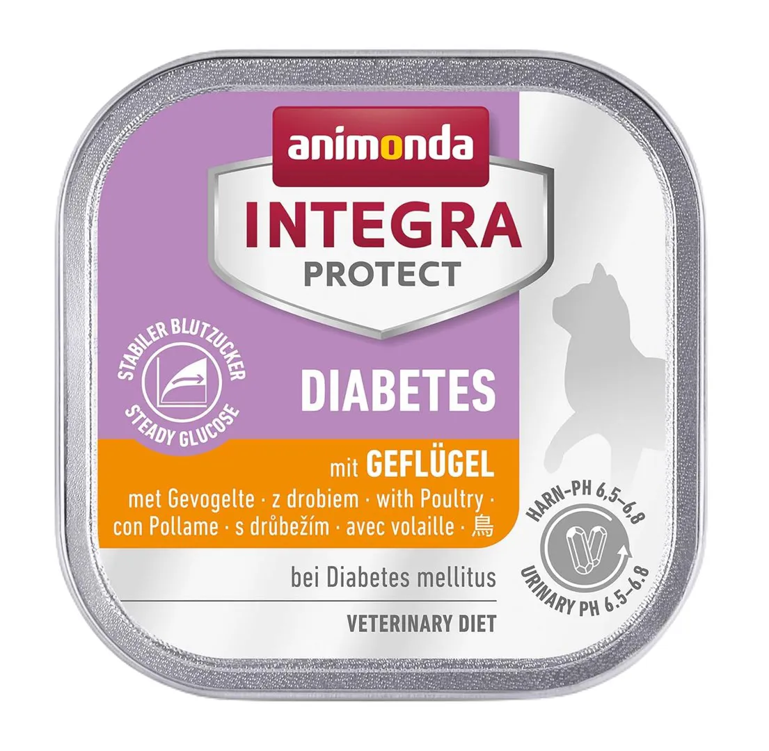 ANIMONDA Integra Protect Diabetes Chicken - šlapias kačių maistas - 100g