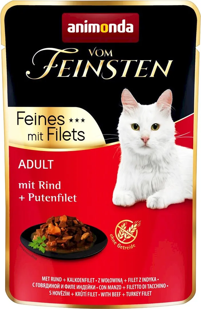 ANIMONDA vom Feinsten Jautiena, kalakutienos filė - šlapias kačių maistas - 85 g