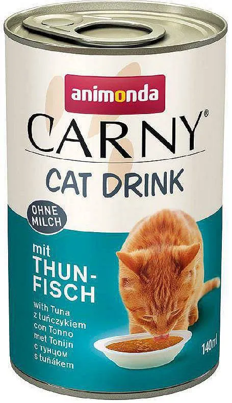 ANIMONDA Carny Cat Drink Tunas - skanėstas katėms - 140 ml